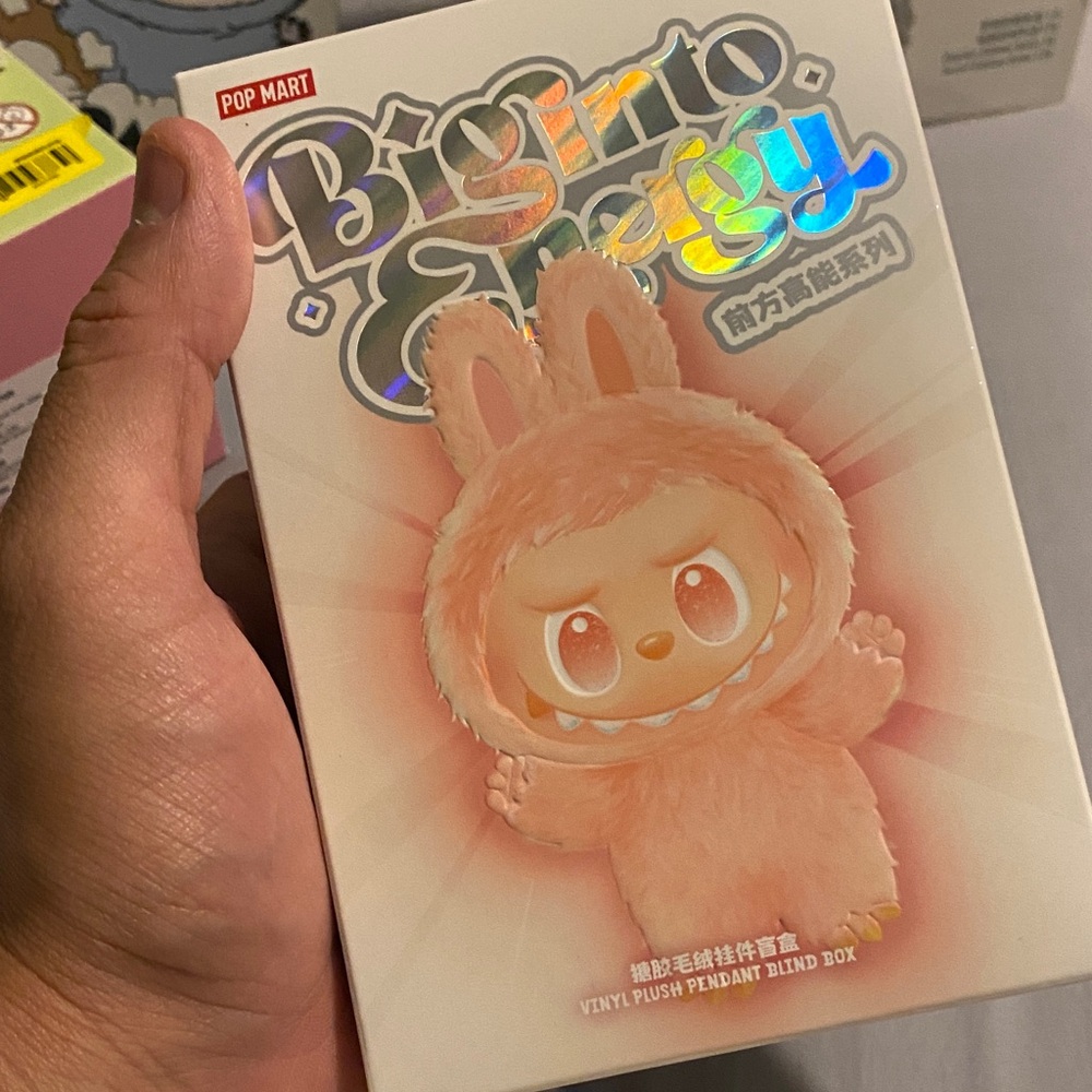 Pop Mart Big Into Cheeky Stuffed Animal - Pink